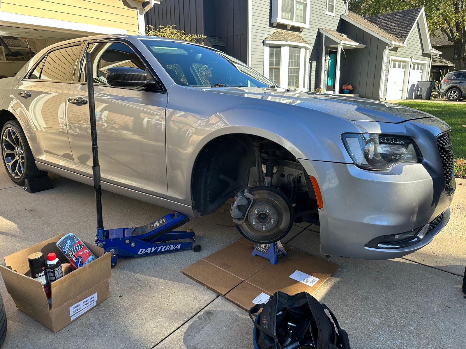 Brake caliper repair at customer's location